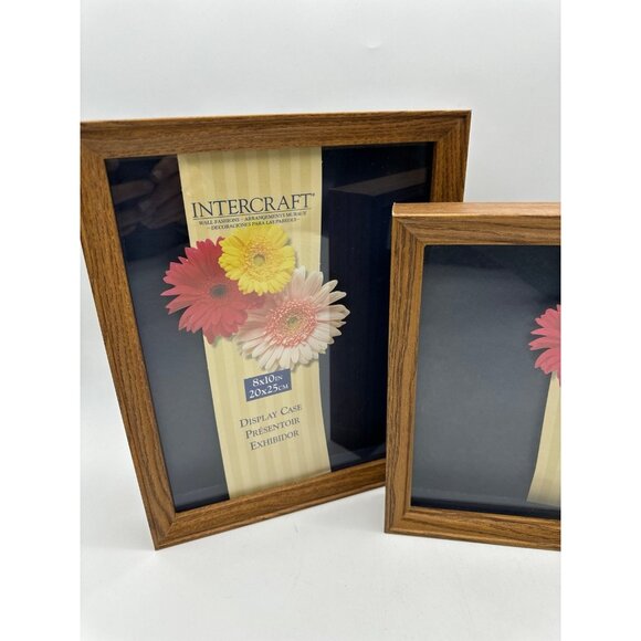 Regal Intercraft Glass 8x10 Display Case Shadow Box Set of 2 - Picture 2 of 7